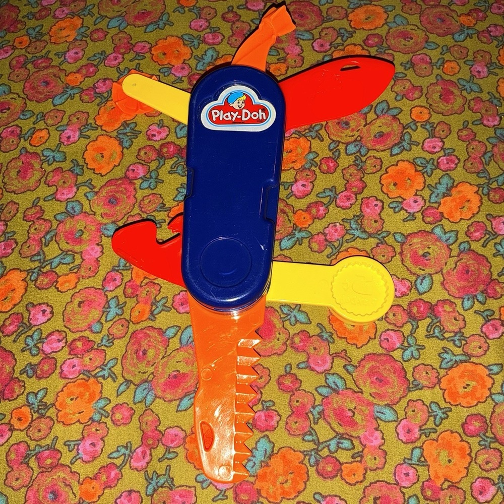 Play-Doh Vintage 1987 Fun Cutter Swiss Army Knife Play Dough Multi Tool Toy Vtg